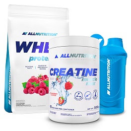 Whey + Kreatin + Shaker paket