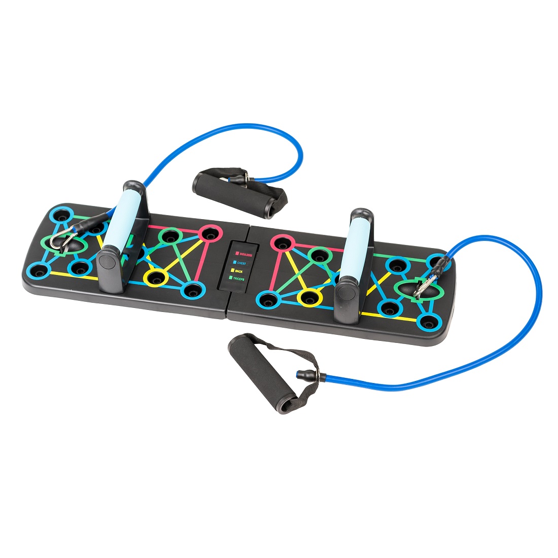 Push up board - ploča za sklekove s elastičnim gumama