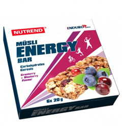Müsli Energy Bar - 6 x 20 g