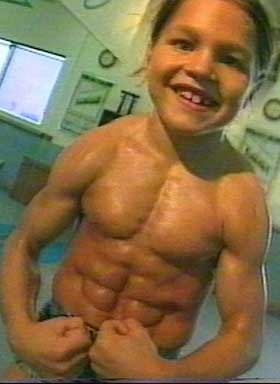 Bodybuilding kid