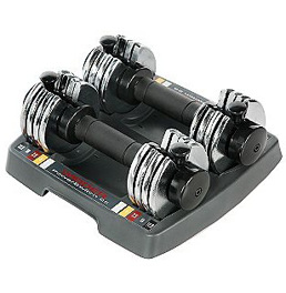 Jednoručni promjenjivi utezi - 2x 5 kg