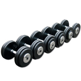 Komplet jednoručnih utega 2,5 - 25 kg (10 pari)