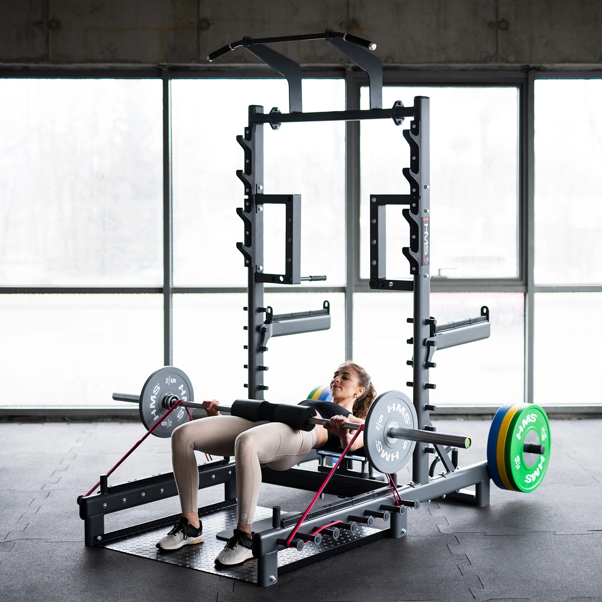 Multifunctional weightlifting / hip thrust platform HMS SMP01 | Fitness ...