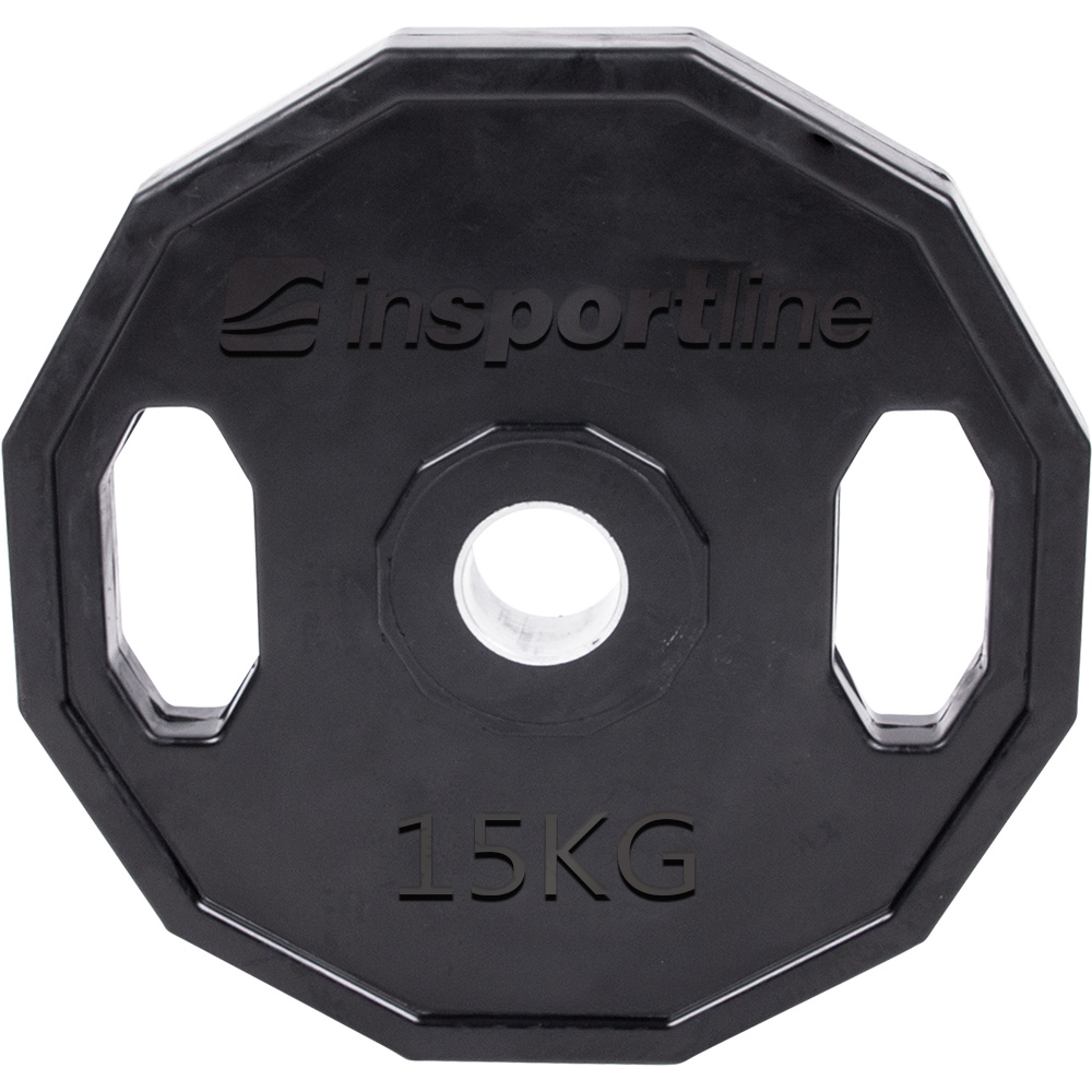 Olimpijski gumirani pločasti uteg 15 kg (1 kom)