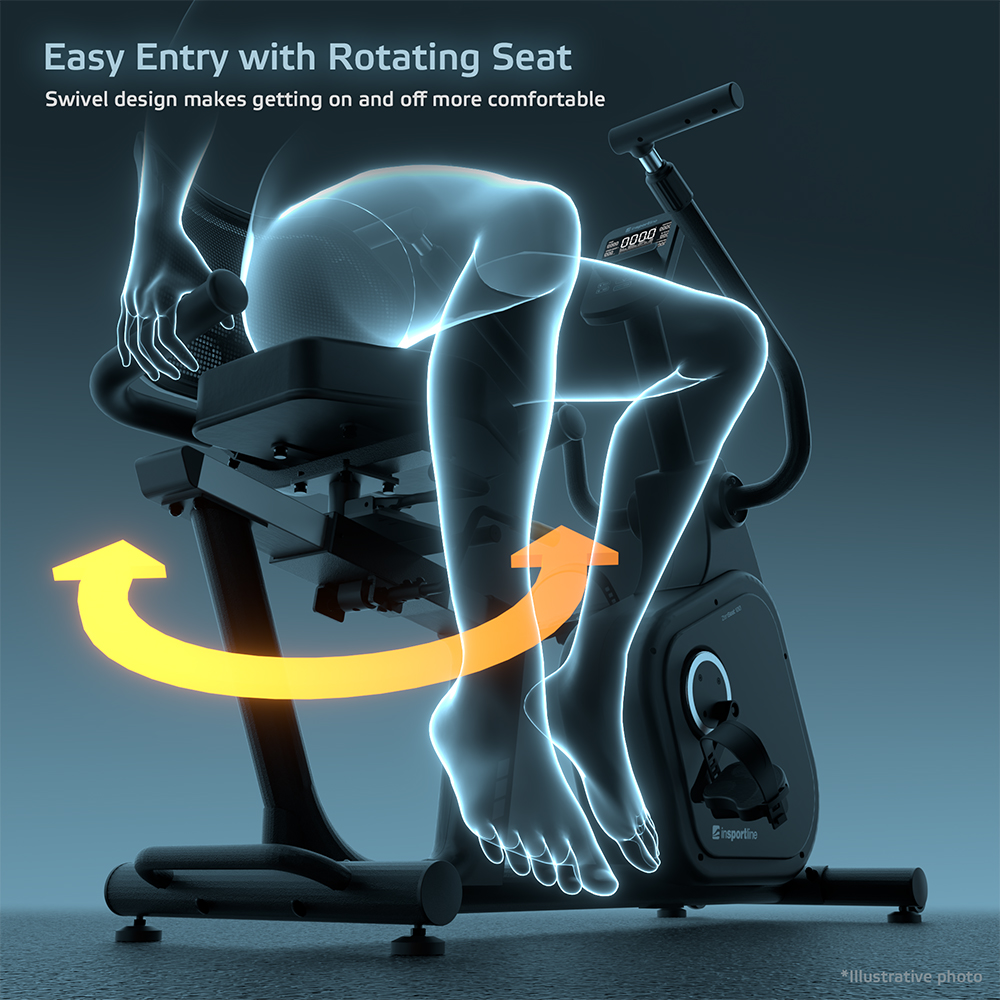 Sobni bicikl s naslonom Insportline ZenSeat 100