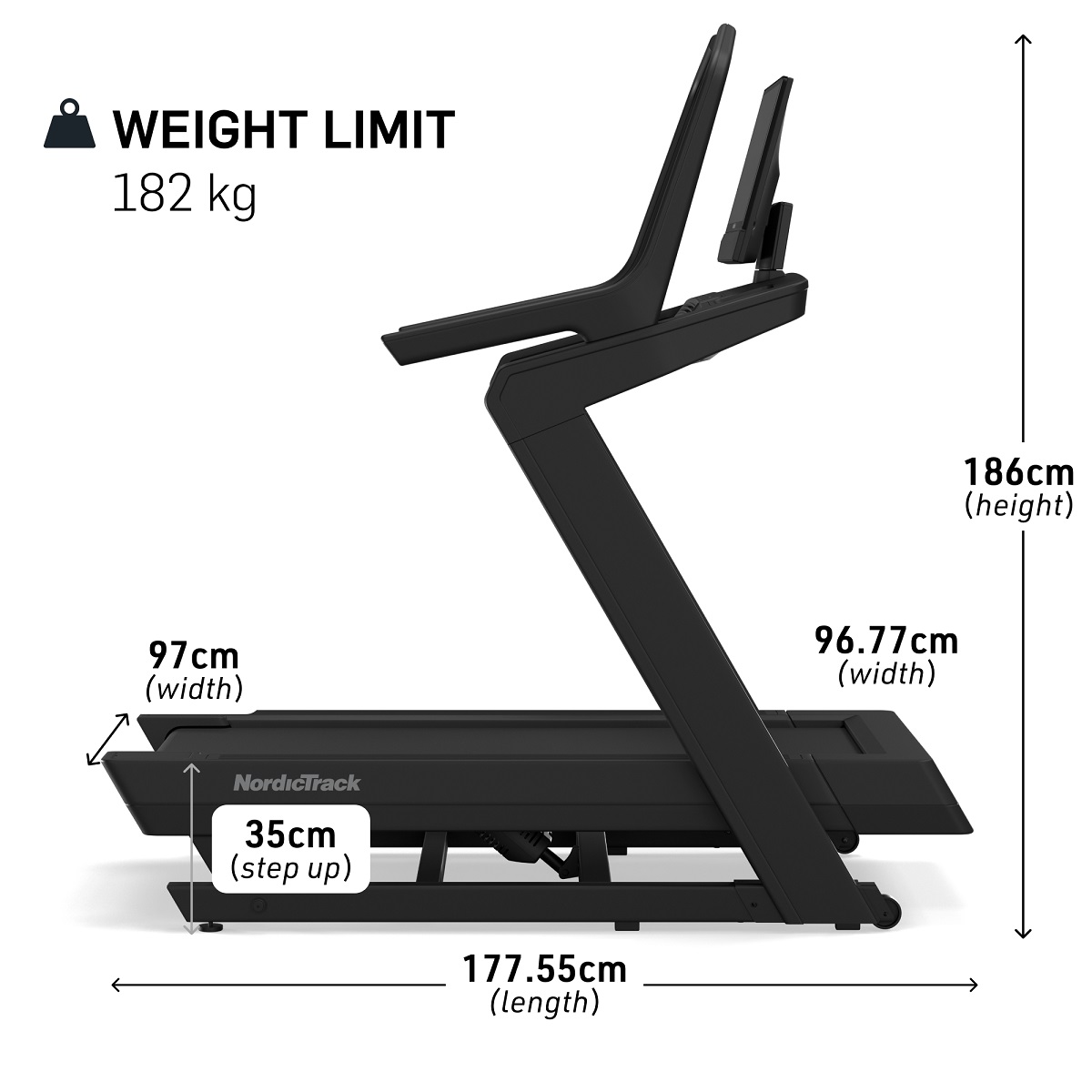 Traka za trčanje NordicTrack X16 - incline trainer
