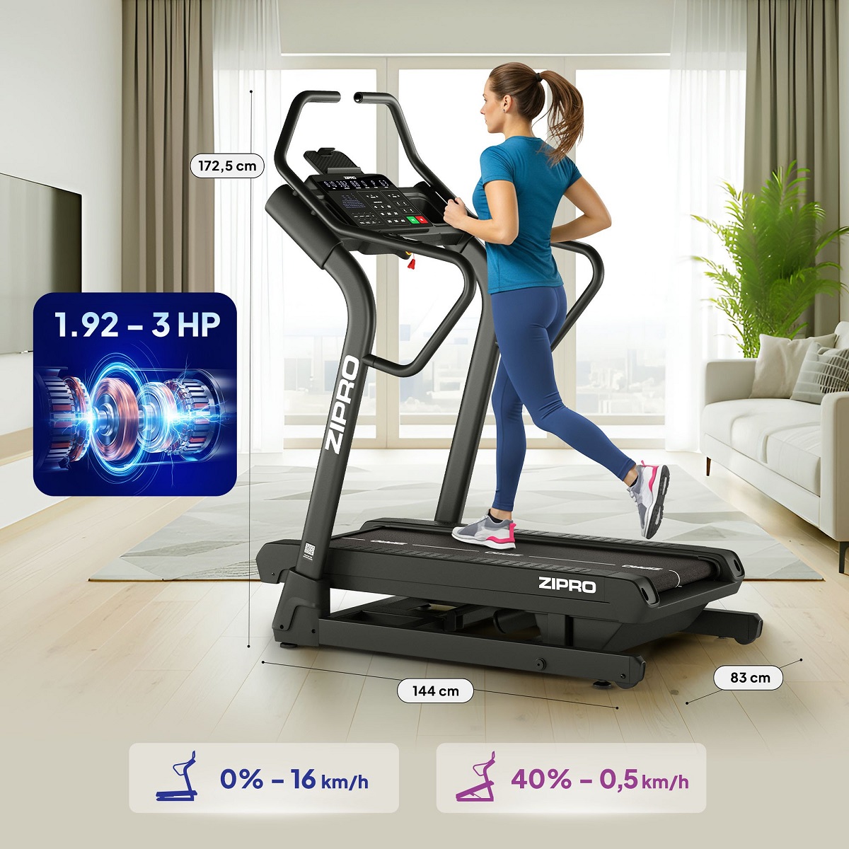 Traka za trčanje Zipro Shred (incline trainer)