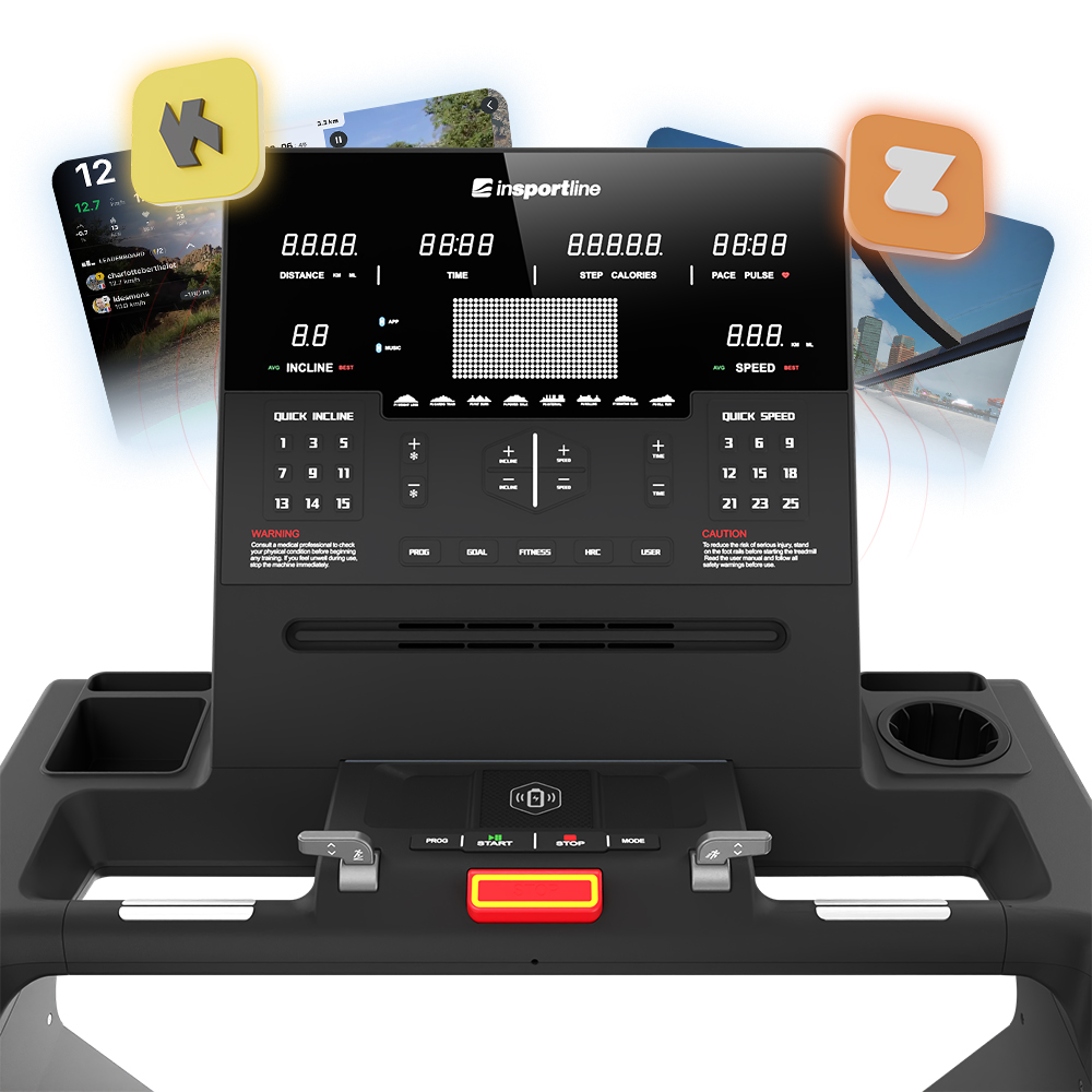 Traka za trčanje Insportline Velocer Run LED