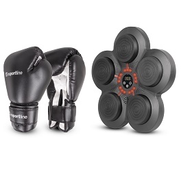 Wall-Mounted Punching Target Insportline Smartpunch + Boksačke rukavice Insportline Metrojack