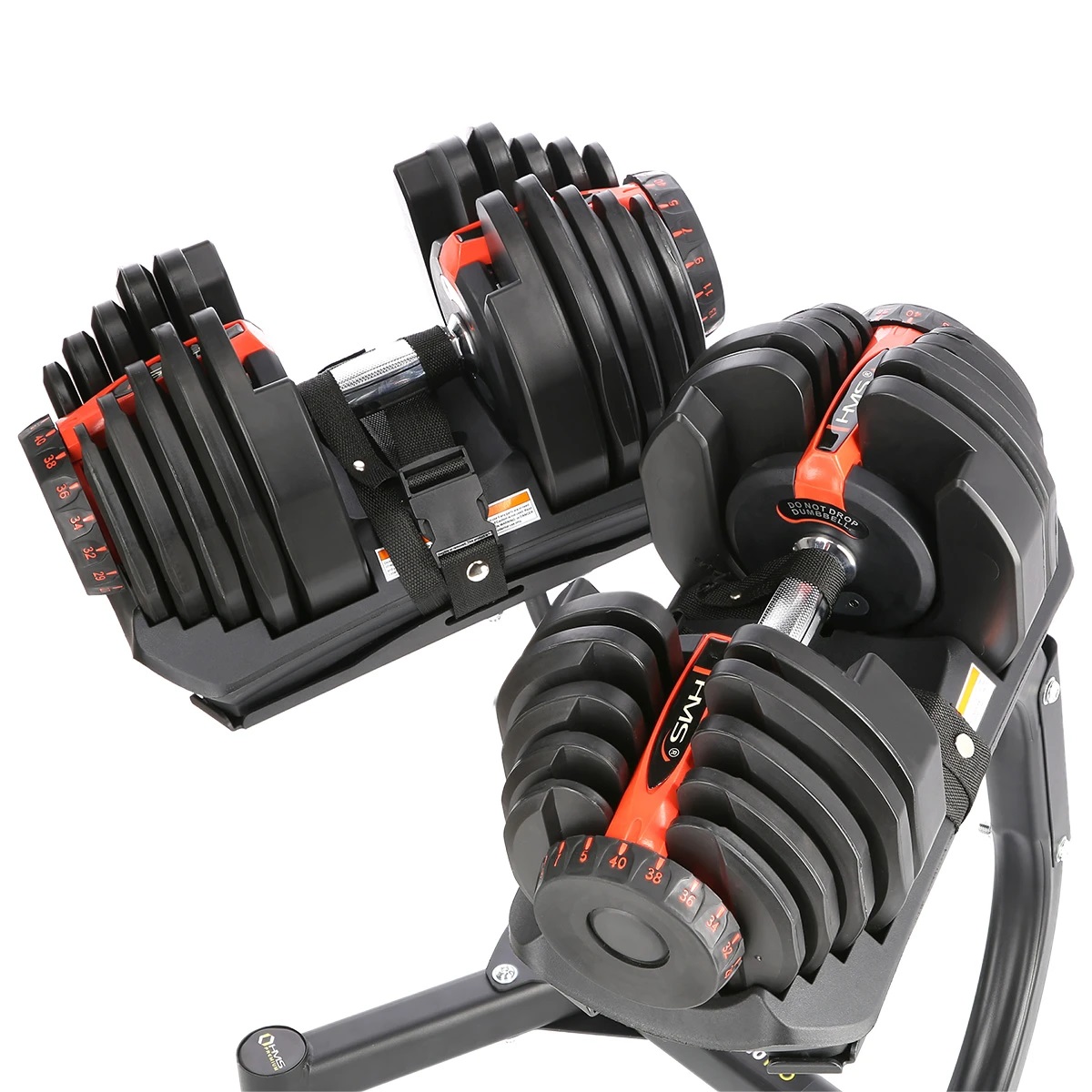 Nosač Smart-Lock bučica + 2x Smart-Lock podesivi uteg Paracot Flex One 40 kg