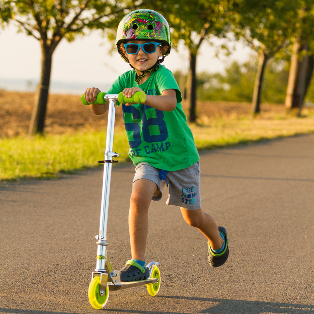 Sklopivi romobil Worker Racer Urban Boy (s LED kotačima)