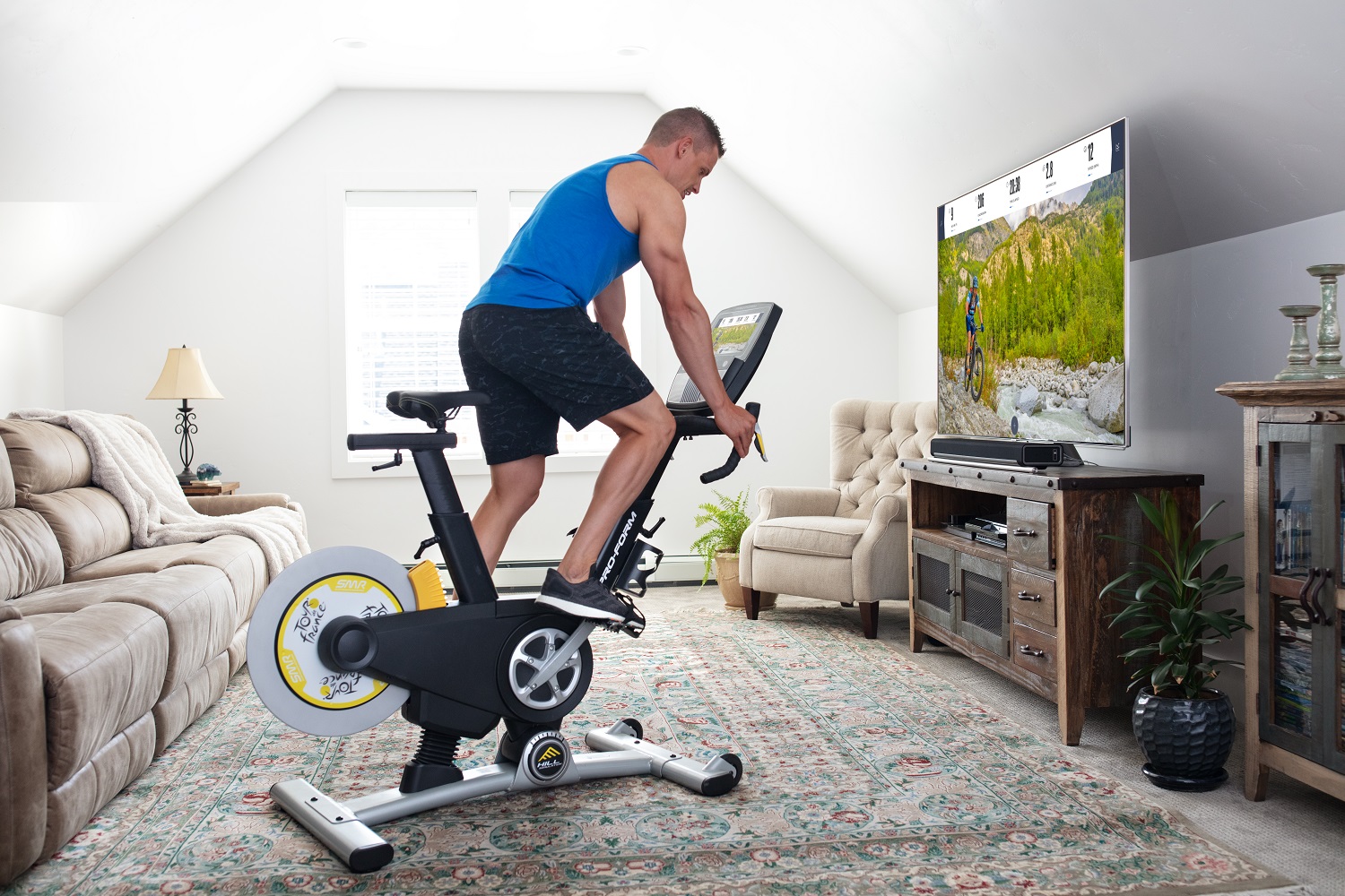 tdf spin bike