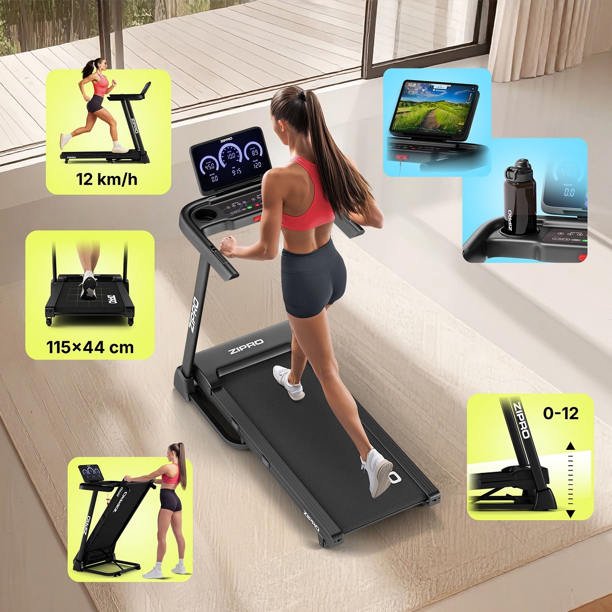 Traka za trčanje Zipro Luma