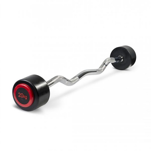 Fiksni EZ uteg 10 kg - Fixed EZ barbell 10 kg