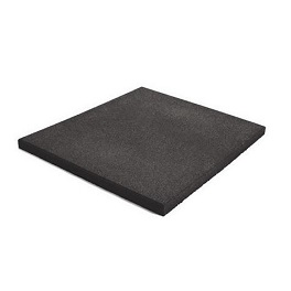 Gumena kvadratna podloga 50 x 50 x 3 cm (crna)