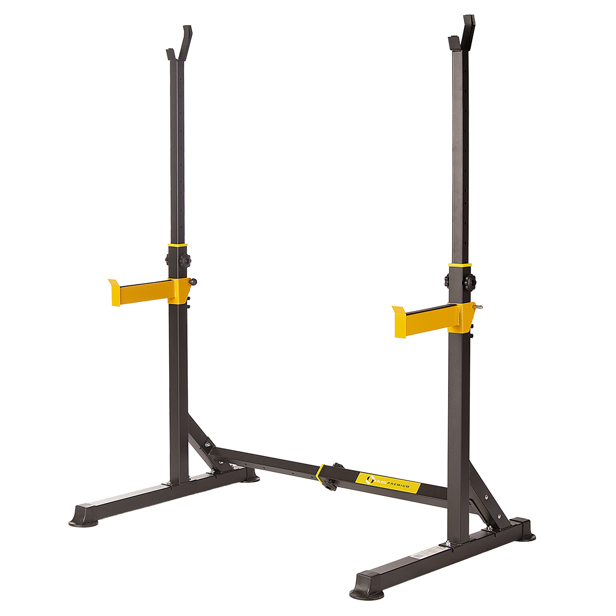 Podesivi stalak za šipku HMS STR18 (power rack) + komplet utega i šipki 50 kg