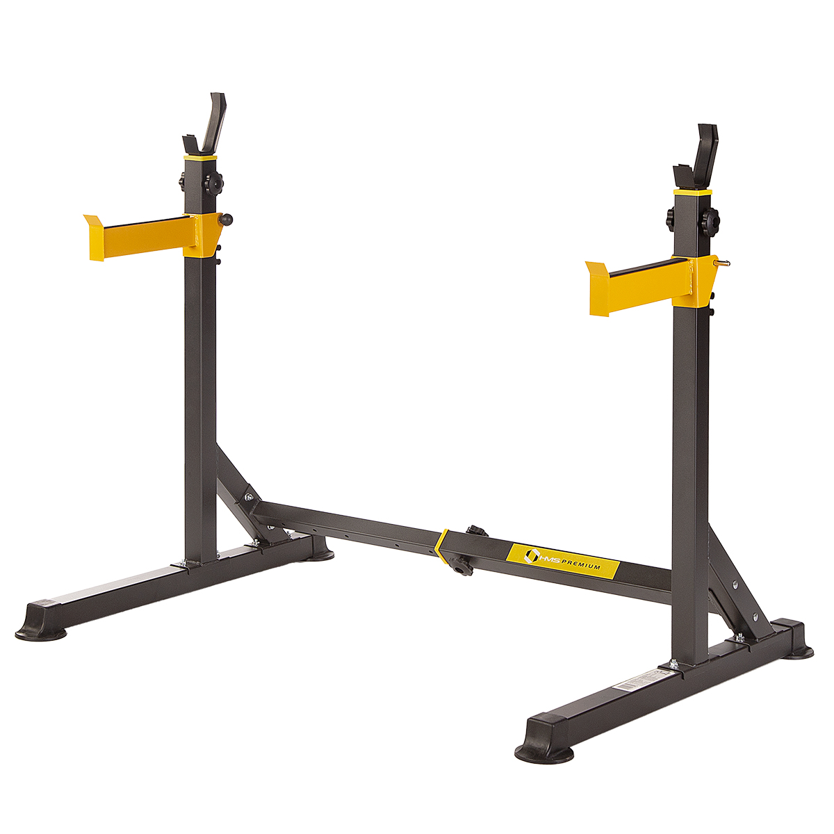 Podesivi stalak za šipku HMS STR18 (power rack) + komplet utega i šipki 50 kg