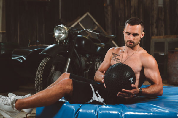 Slam ball Easy grip - 20 kg