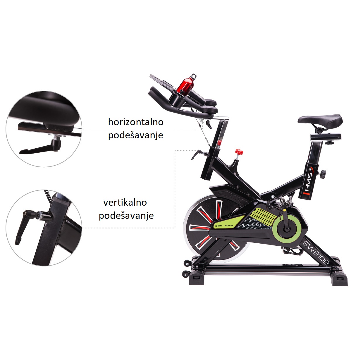 Spinning bike HMS Lime SW2102