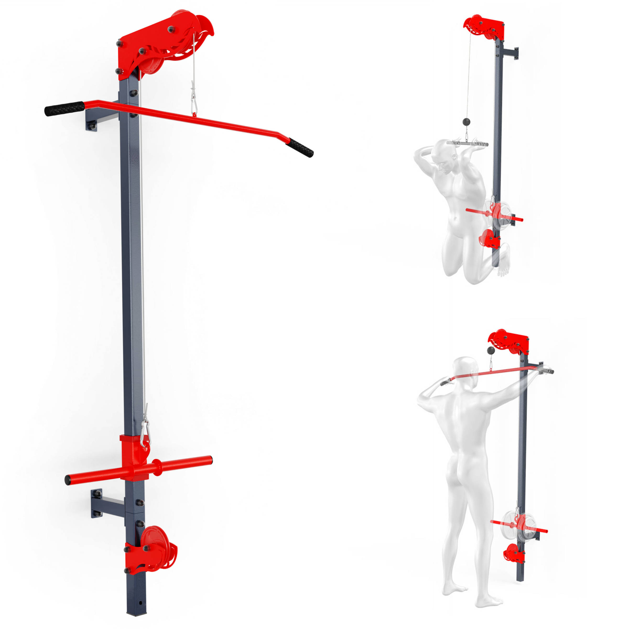 Wall mounted Lat Machine K-Sport KSSL020