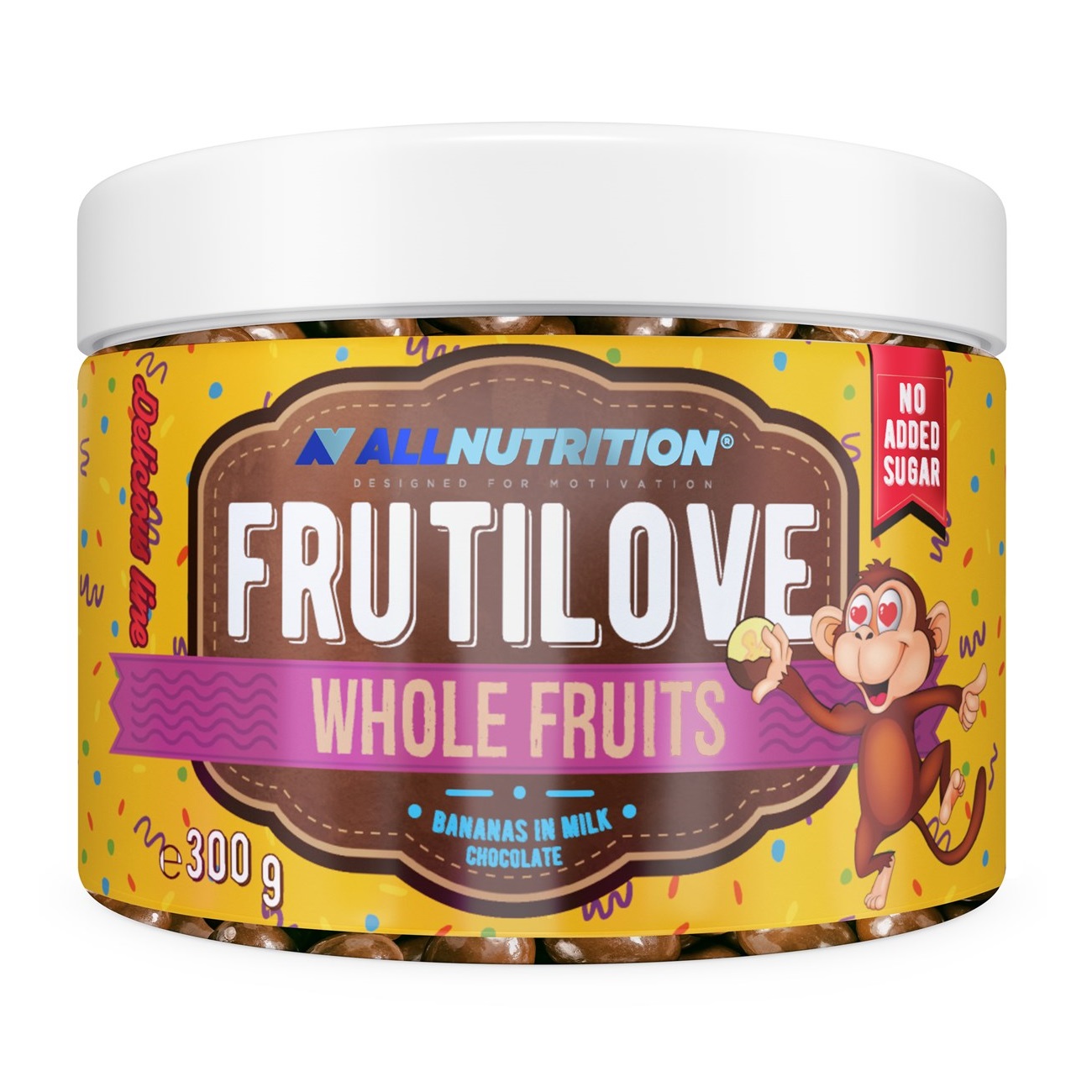 Fruitlove Whole Fruits (banana u mliječnoj čokoladi) - 300 g
