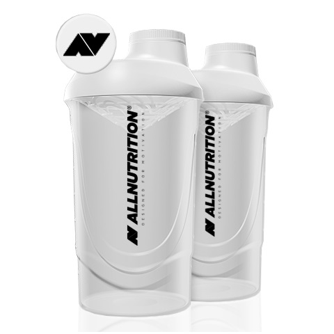 All Nutrition Wave shaker (White) - 600 ml