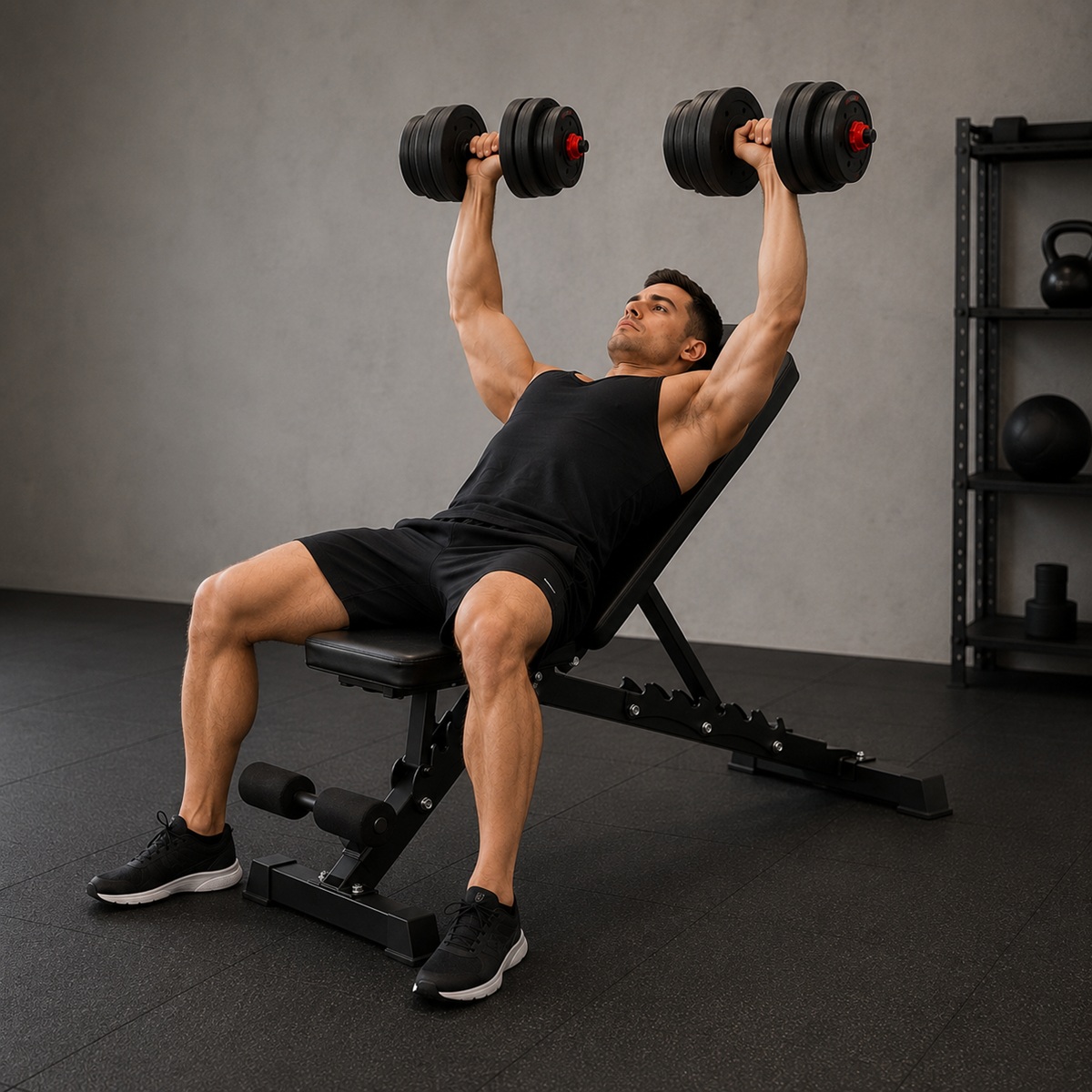 Podesiva klupa Paracot Bench T10 + Komplet utega i šipki Cembar 40 kg