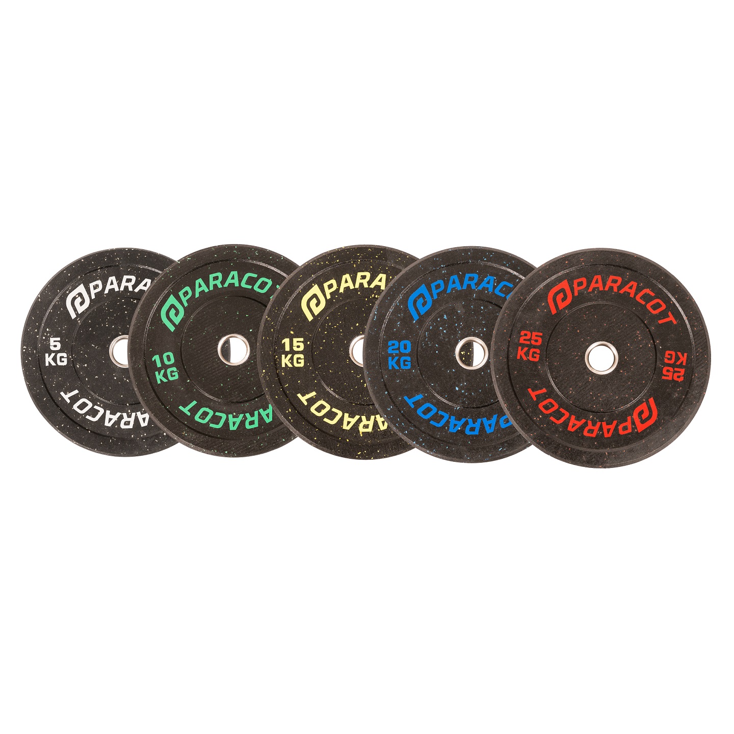 Set Hi-Temp bumper pločastih utega 2 x 5 - 25 kg