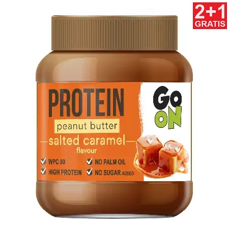 Proteinski kikiriki maslac s karamelom - 350 g (2+1 GRATIS)