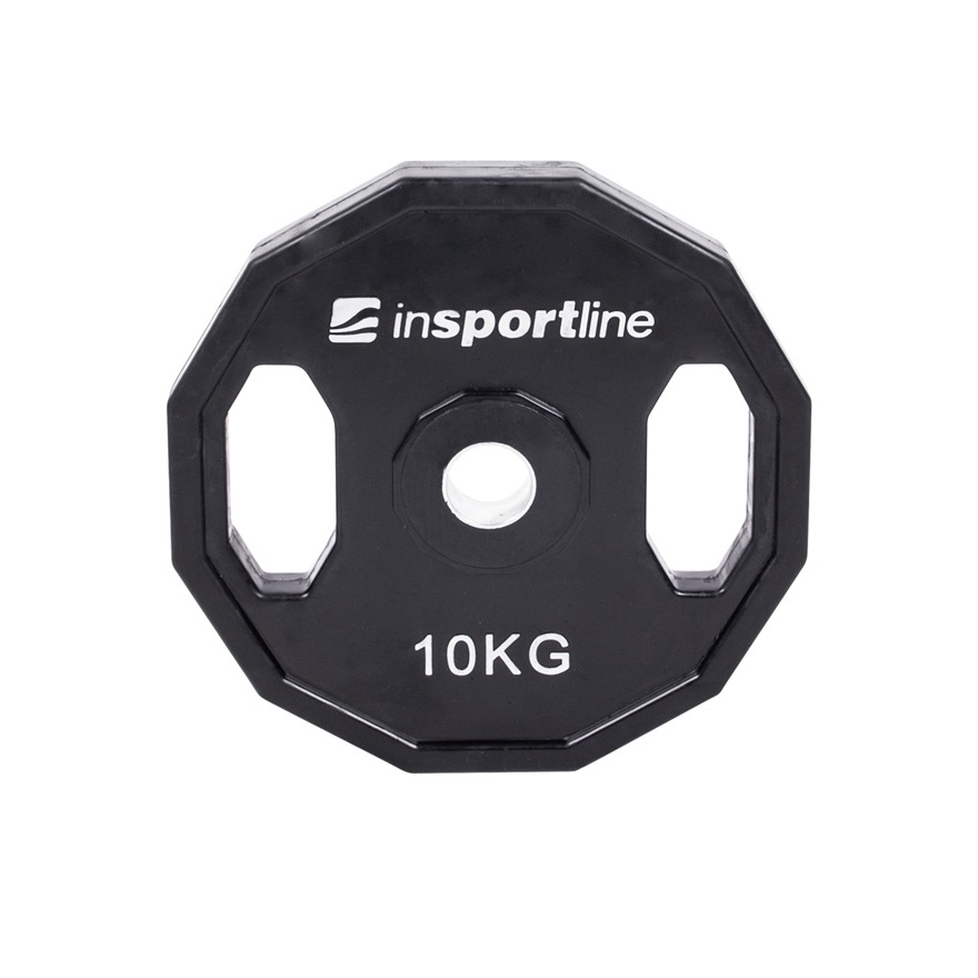 Pločasti uteg Insportline Ruberton 10 kg (1 kom)