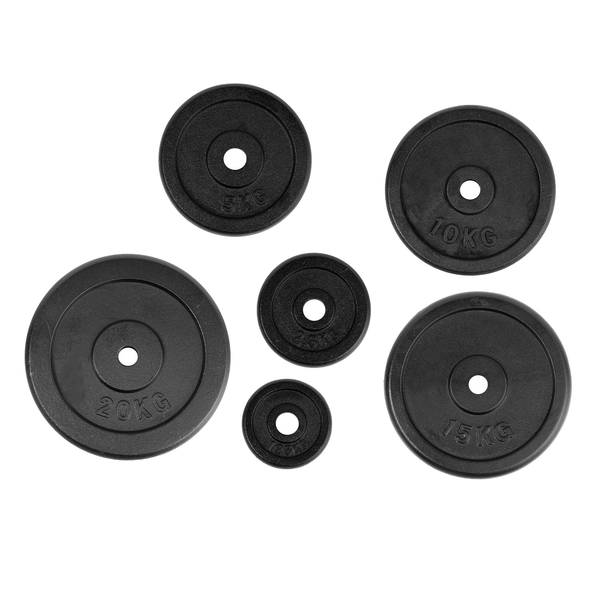 Set pločastih utega 2 x 1,25 - 20 kg