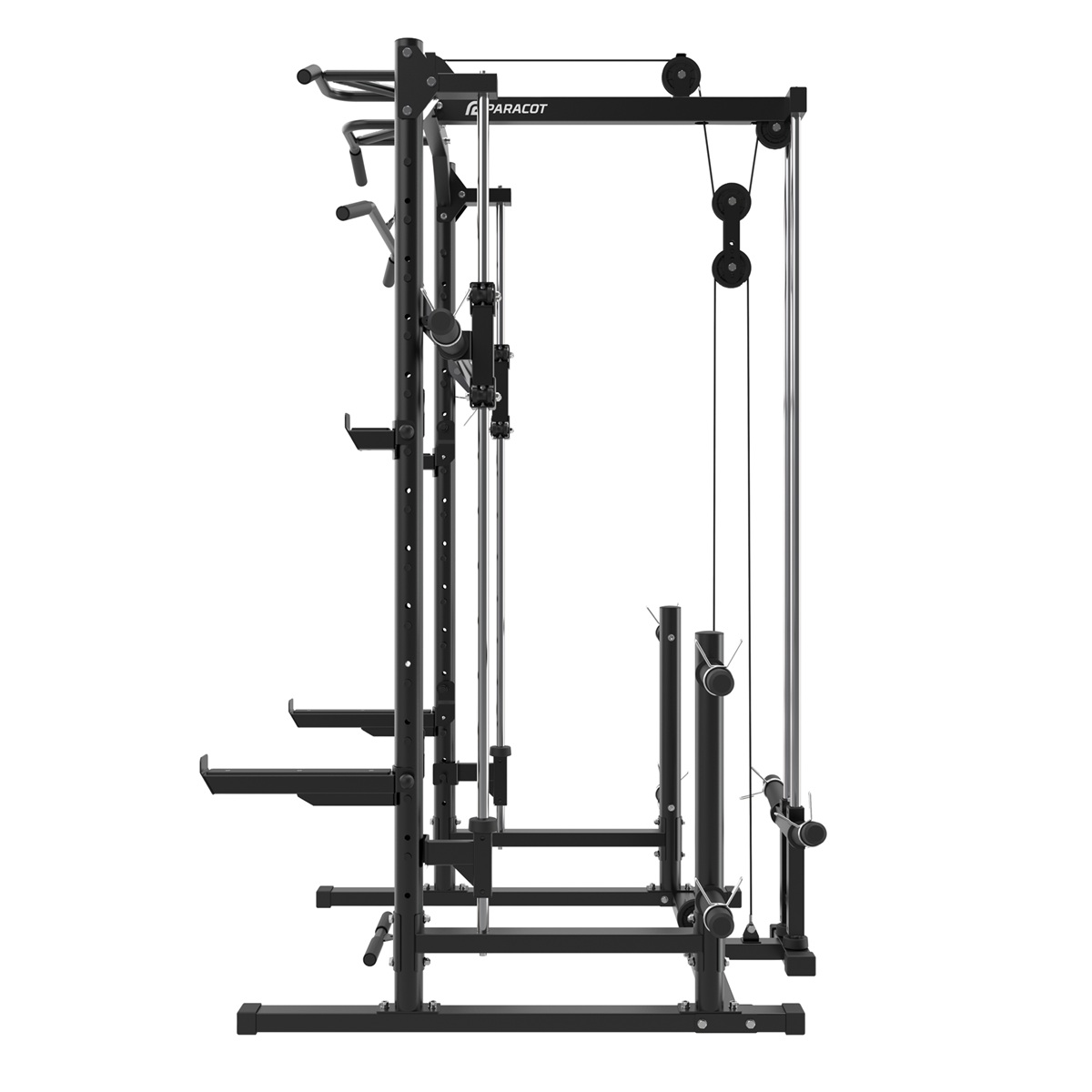 Smith Machine & Half Rack with Pulley Paracot
