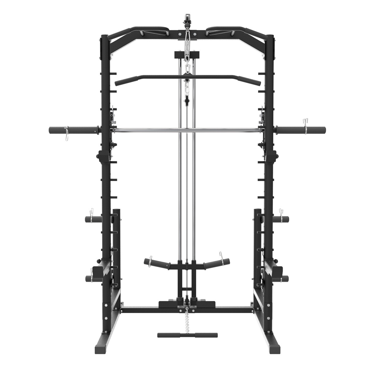 Smith Machine & Half Rack with Pulley Paracot
