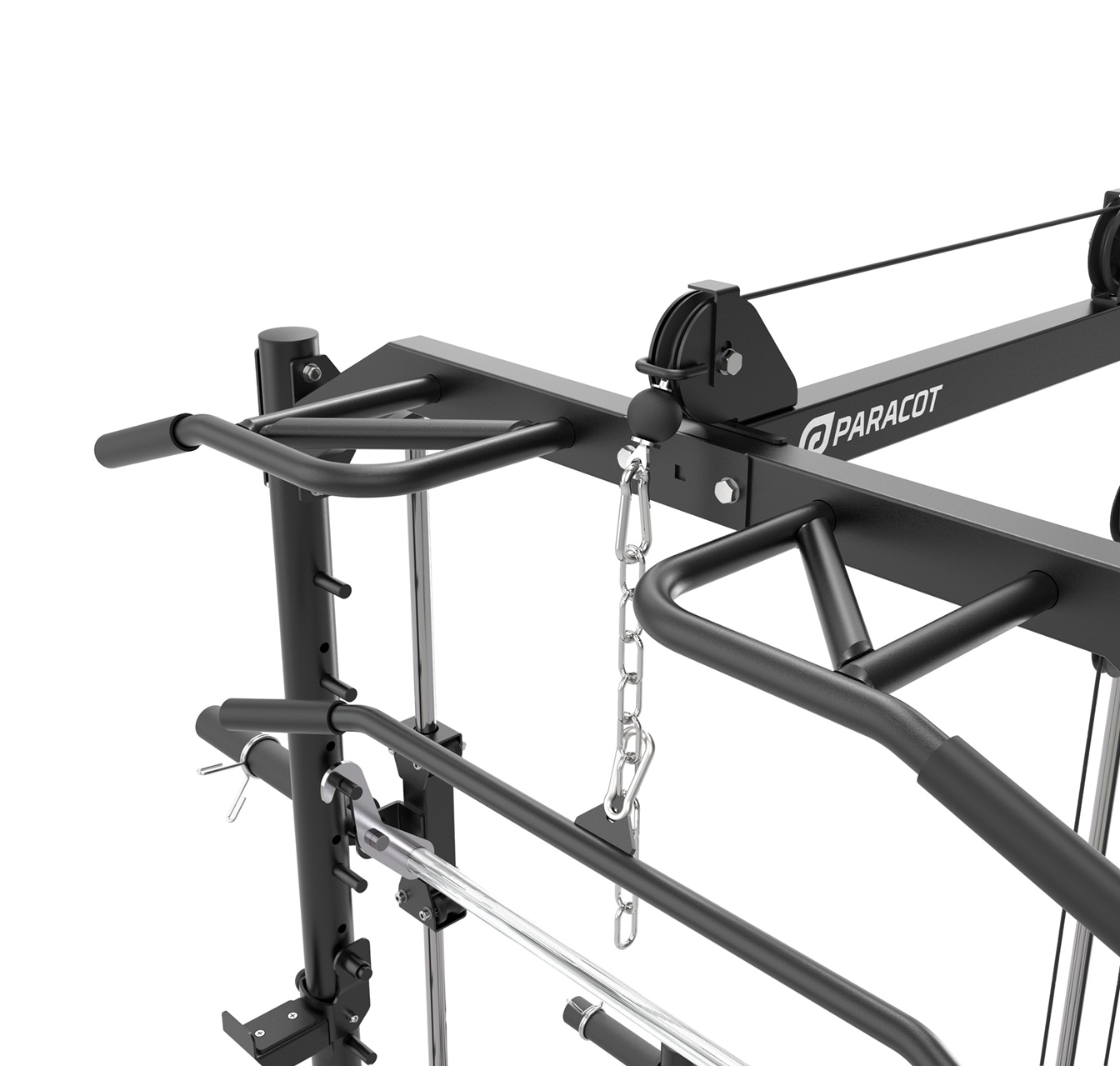 Smith Machine & Half Rack with Pulley Paracot
