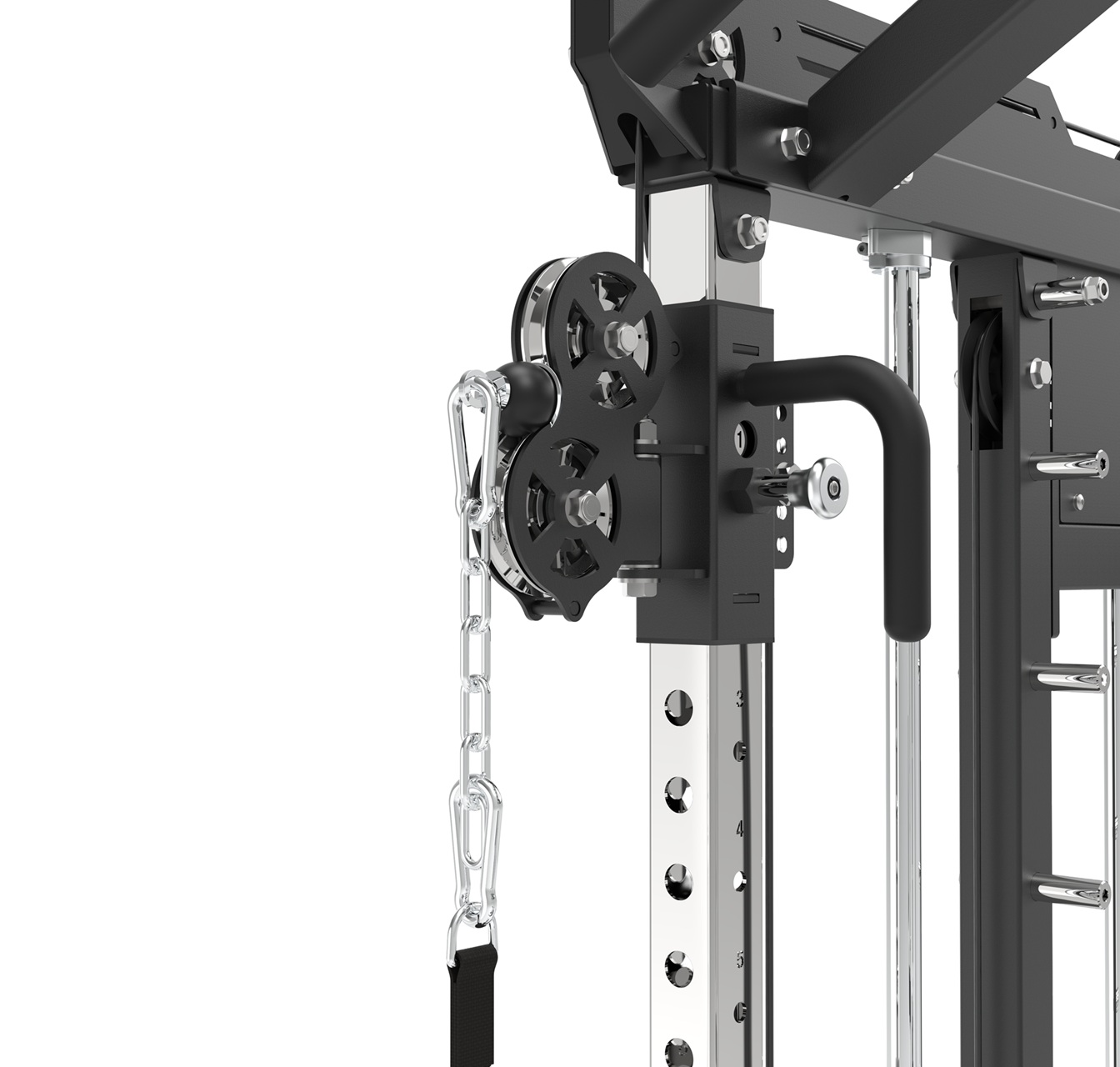 Smith Machine & Power Rack with Cable Pulley Paracot SM100