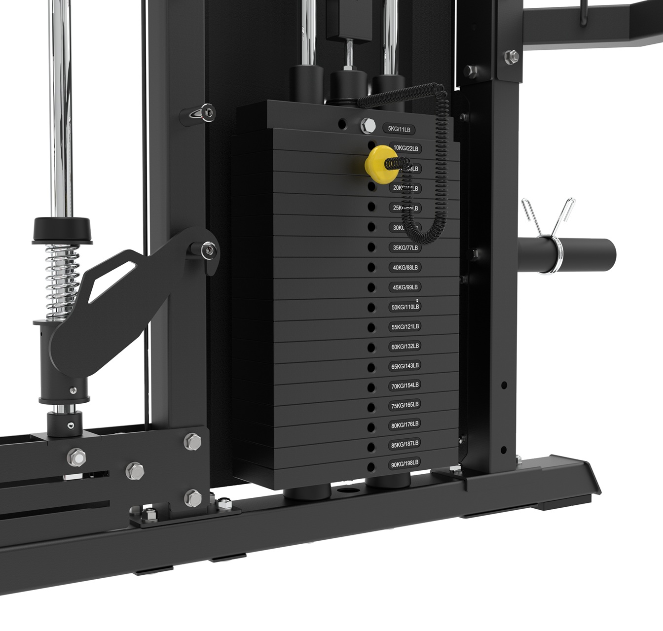 Smith Machine & Power Rack with Cable Pulley Paracot SM100