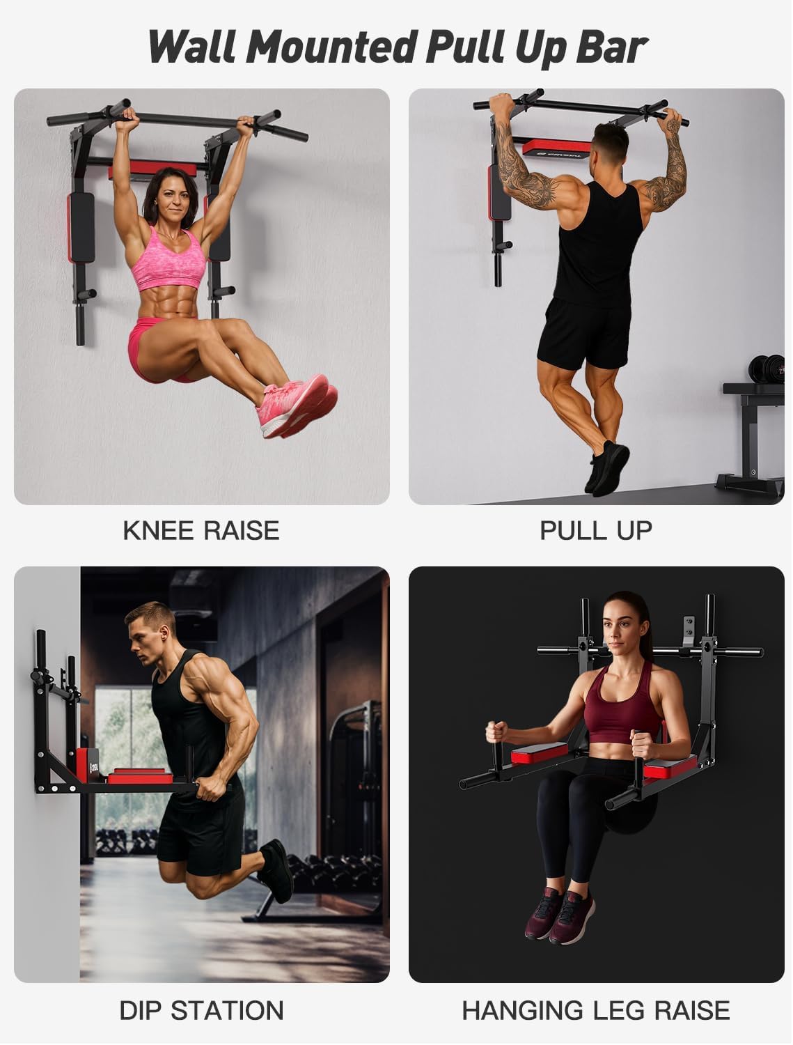 Zidni set za zgibove i dipseve Paracot Pull up + Dips