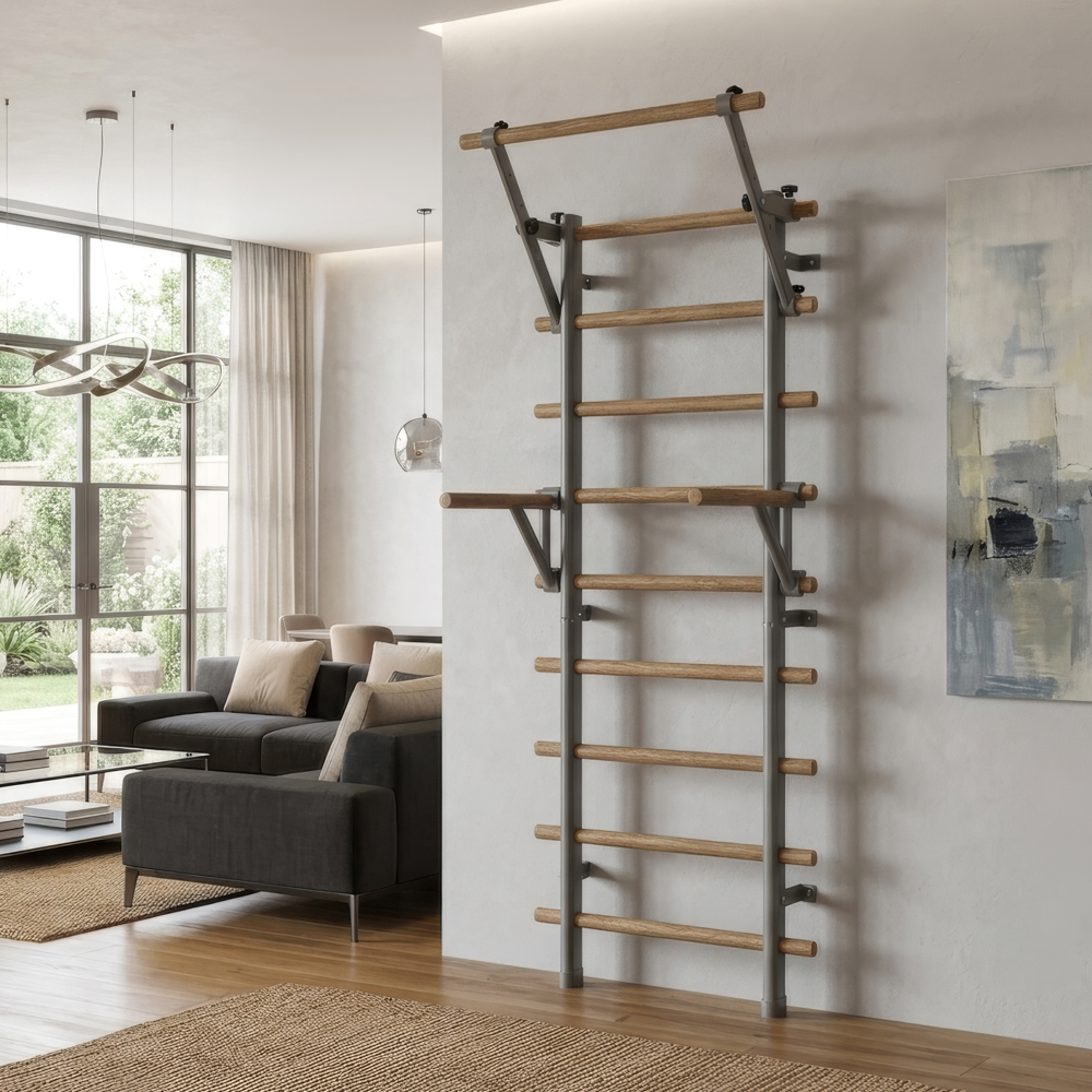 Švedske ljestve Insportline Wootaline 199 x 80 cm s Pull up & Dip šipkama