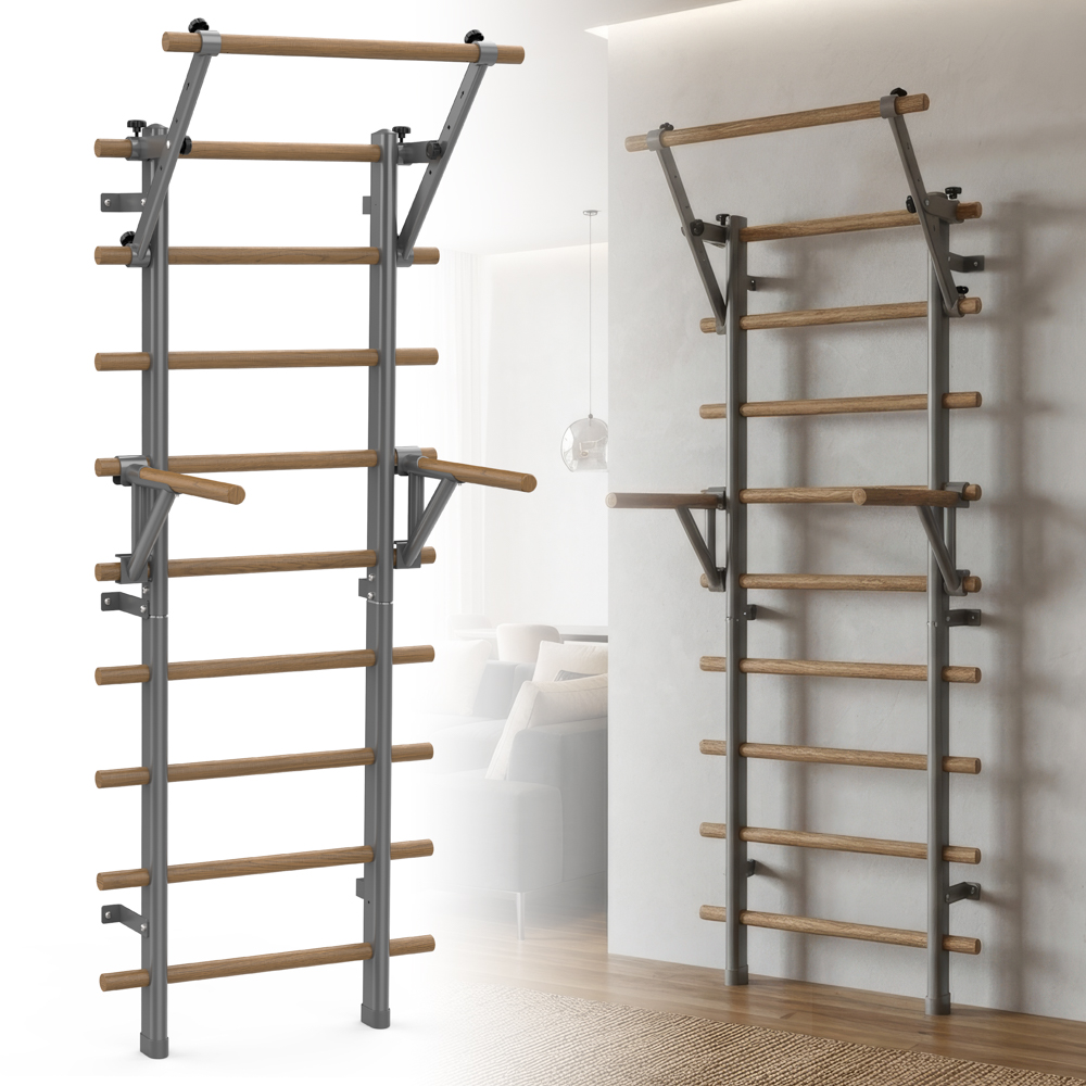 Švedske ljestve Insportline Wootaline 199 x 80 cm s Pull up & Dip šipkama