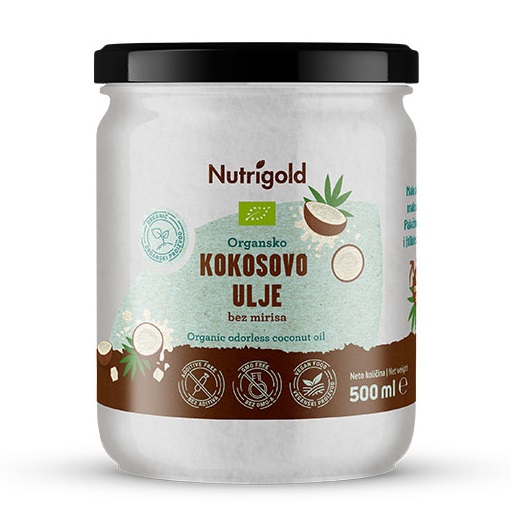Bio Kokosovo ulje bez mirisa (staklenka) - 500 ml