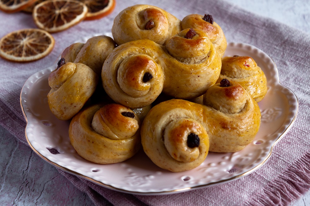 Peciva sa šafranom Lussekatter