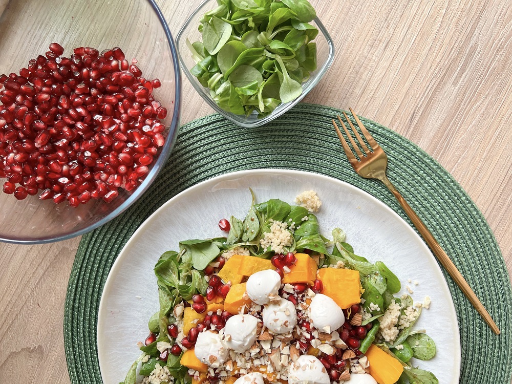 Salata s hokaido tikvom i šipkom