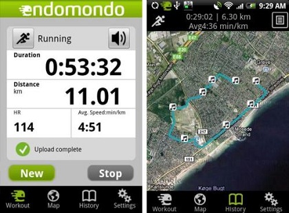 Endomondo sport tracker