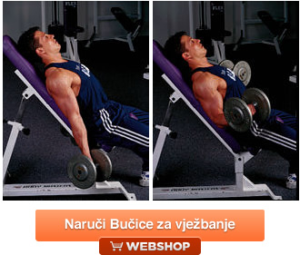 pregib bučicama - vježbe za biceps