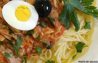 Capellini s tunjevinom