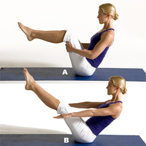 Joga poza - brod