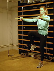 Vježbe za skijaše na Kinesisu - vježba broj 6