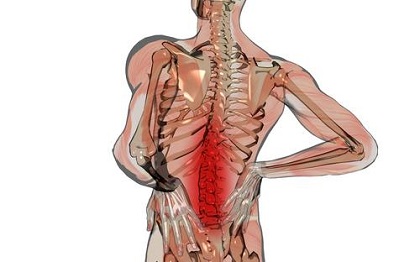 Los dolores que dan en el departamento de pecho de la columna vertebral