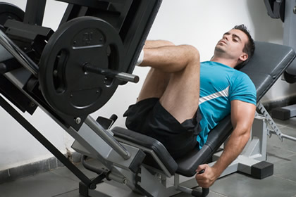 Nožna ekstenzija na leg press mašini