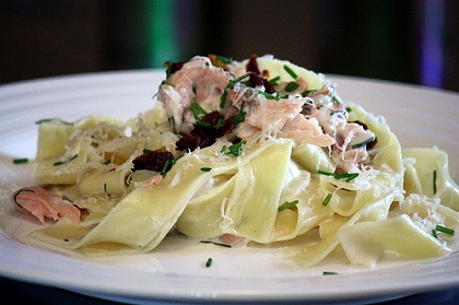 Pasta od dimljenog lososa